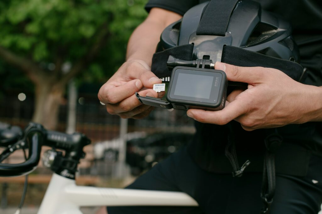 Go pro pour une prise de relevé d'un corps de rue par Neogis Expert